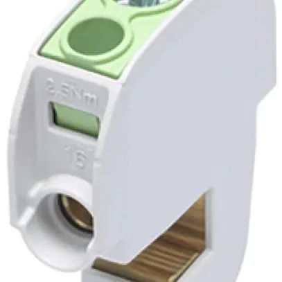 Morsetto per barra collettrice WM WBBD 16 GN 114A 16mm² 15.2mm verde 