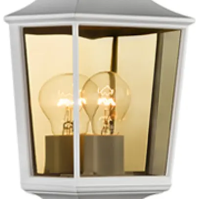 Applique LED SG Hamlet E27 1×4W IP44 390×230mm bianco 