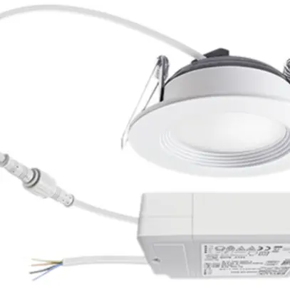 LED-Downlight ESYLUX ELSA-2 Ø98 DALI 5W 4000K, 500lm, weiss 
