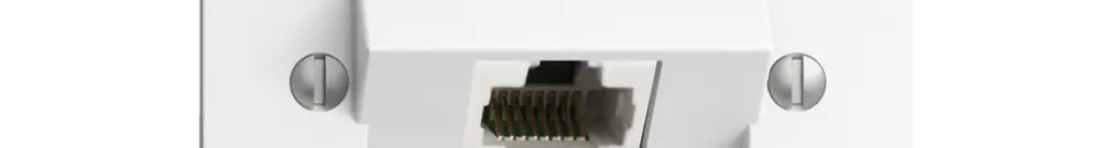 Presa INC 1×RJ45/u 8P ITplus EDIZIOdue bianco 