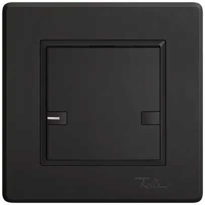 Pulsante universale INC EDIZIO.liv UNI SNAPFIX® c.LED RGB 1× com.2T ne 