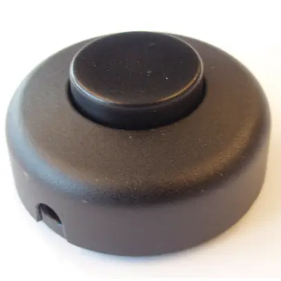 Interruttore a pedale 2A 250V nero/ne 