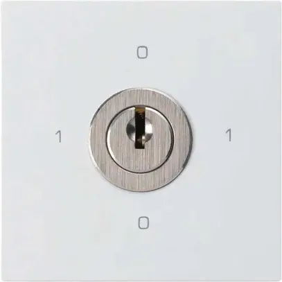 Inserto interruttore a chiave kallysto 0/1L bianco con serratura Kaba 8 
