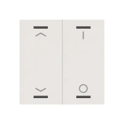 Wippe MDT BE-TAL60W211.C1 1T/4B f.Sensortasten weiss matt "Jalousie"-"I/O" 