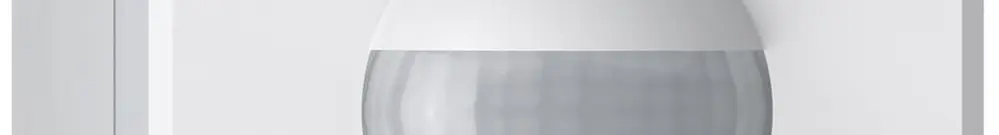 Rilevatore di movimento AP Hager robusto IP55 3 fili bianco 