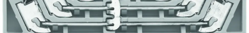 Morsetto per ripartitori di potenziale Weidmüller PPV 4L PUSH IN TS35×15 grigio 