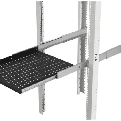 Base per apparecchi 19" Minkels telescopico, p=700mm, nero 
