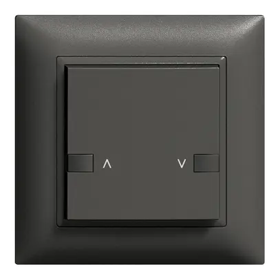 Poussoir ENC ZEP 1c/1t moteur station centrale EDIZIOdue noir 