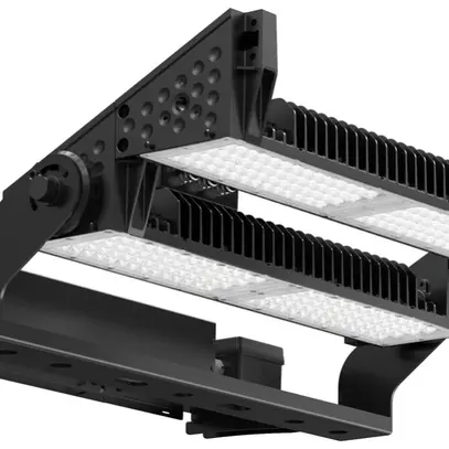 Proiettore LED DOTLUX HLFsport 800W 101200lm 4000K IP66 106×15° 1-10V nero 