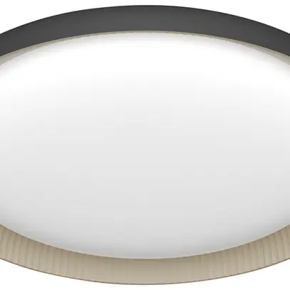Plafoniera LED Philips Pebblo 10W 1850lm 827 Ø320mm nero 