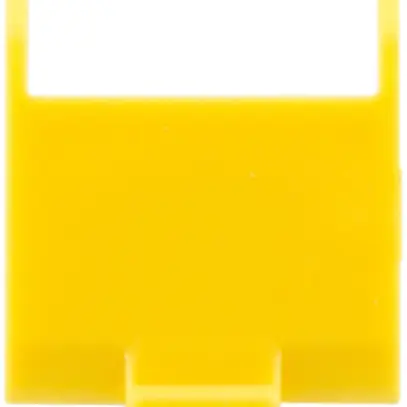 Clapet antipoussière Dätwyler pour MS 1/8 Cat.6A Keystone, jaune 