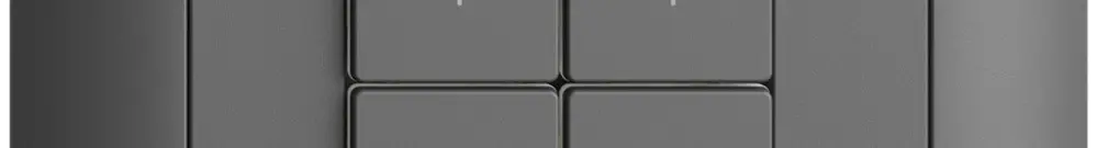 Stazione secondaria INC 2K/4T per dimmer Edue Wiser grigio scuro 