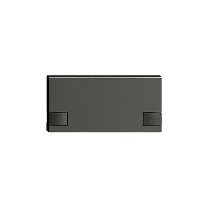 Tasto 1/2 KNX/elettronic.s.LED EDIZIOdue comando doppio nero 