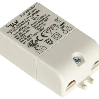 Convertisseur LED SLV G5S10W500LR-Z, 10W 500mA 13…20VDC 