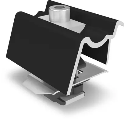 K2 Clamp EC 30-40, Hybrid Schwarz eloxiert 