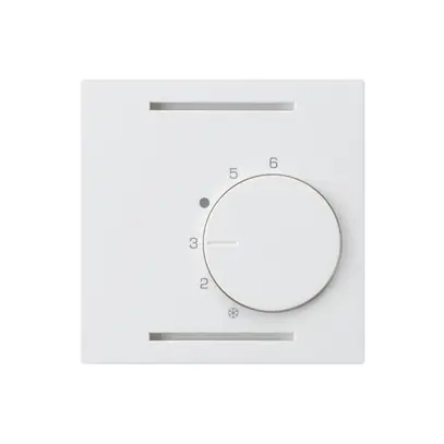 Kit frontale INC kallysto bianco per termostato ambiente senza interruttore 
