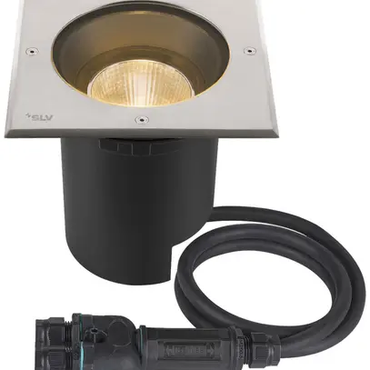 Luminaire de sol LED INC SLV DASAR L IP65 19W 1950lm 840 DALI 200×200 ac-aff 