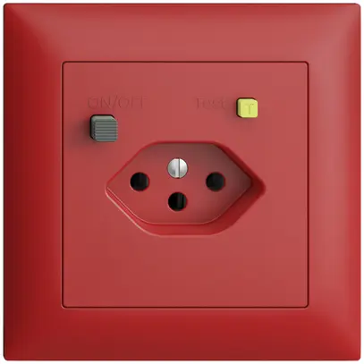 Presa INC EDIZIOdue T13 FI 30mA FMI, berry 