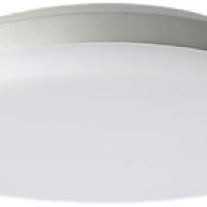 Plafonnier/applique LED SLICE CIRCLE 18W, 3000K, 1100lm, capteur, argent 