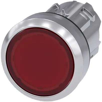 Pulsante luminoso Siemens SIRIUS ACT rosso metallo lucido 