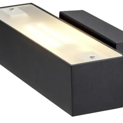 Applique SLV ANDREAS R7s 80W 207×95×43mm noir 