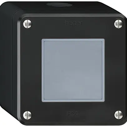 Interruttore AP robusto IP55 schema 3 nero 