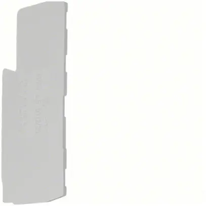 Parete d'estremità Hager per KYA02LH3, KYA02LP, KYA02KD bride L 2.5mm² grigio 