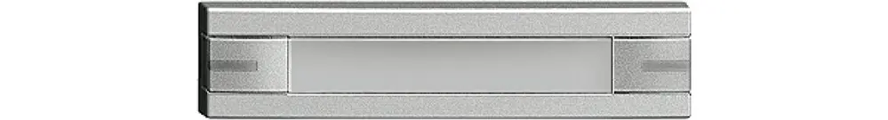 Touche 1/4 KNX/électron.a.LED+ pap.EDIZIOdue commande 2×1 silver 