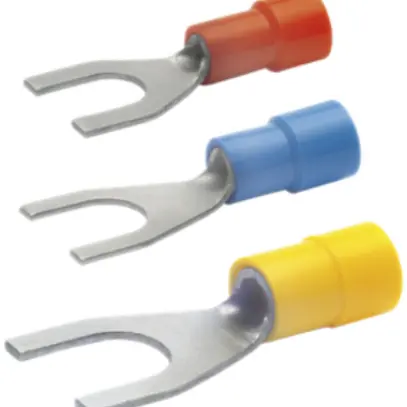 Capocorda pressione M8 Ferratec 0.25…1.5mm² Cu-Sn rosso isolato 