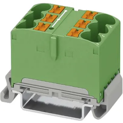 Verteilerblock PX PTFIX 6X10/S-NS35A GN 
