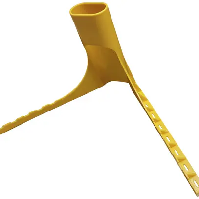 Guida passatubi FAWA 2×M25 Ø60×200mm senza alogeno giallo 