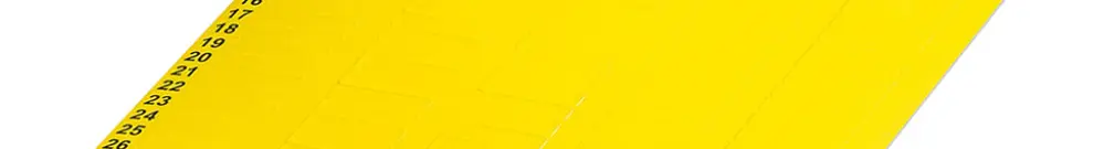 Étiquette PX US-EML (16,5X5) YE autocollant 16.5×5mm jaune 