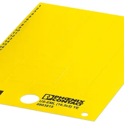Étiquette PX US-EML (16,5X5) YE autocollant 16.5×5mm jaune 