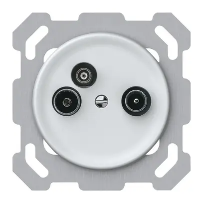 Presa antenna INC TV-R-dati origin cassetta passante 14dB 4dB bianco 