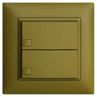 Pulsante KNX RGB INC EDUE FMI, 250mW, s.LED, 2×pulsante, com.1×tasto, ov 