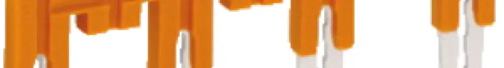 Ponte isolato WAGO 1/3/5/7 arancione 
