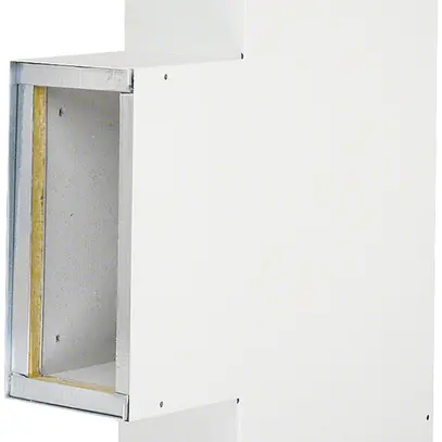 Raccord T tehalit FWK 3E E30 100×260mm, blanc traffic 