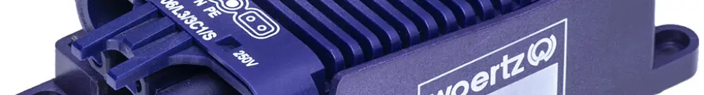 Boîte de raccordement rapide Woertz pour câble plat Combi/DALI 3P C1 L3 