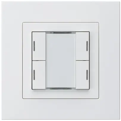 UP-Taster kallysto.pro KNX 4×RGB LED s/e-link weiss 