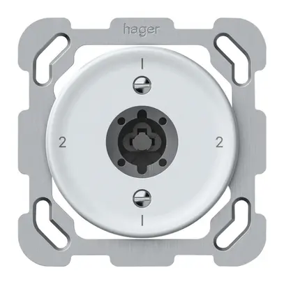 Interruttore a chiave INC origin commutatore 3/1L 16A 250V 1-2-1-2 77×77mm bi 
