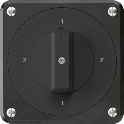 Interrupteur rotatif ENC robusto IP55 S3/1P noir pour combinaison 