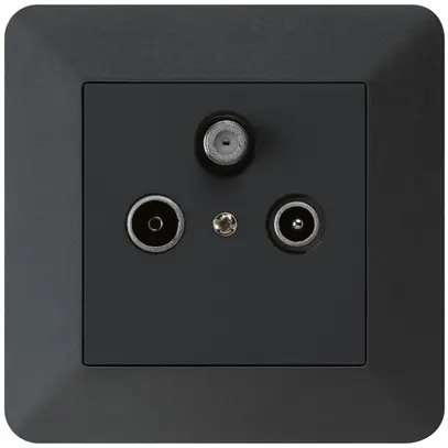 Presa antenna INC kallysto.trend R/TV/SAT nero 