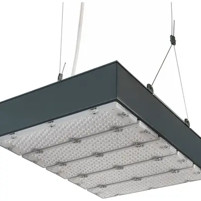 LED-Hallenstrahler Sylvania KubiXx WIDE 140W 24400lm 840 IP65 DALI 330×460 
