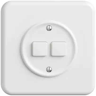 Interruttore INC 2K/2T Sdue Wiser bianco 