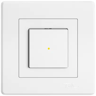 Contact à poussoir ENC EDIZIO.liv SNAPFIX® ARL/1P éclairage frontal jaune bc 