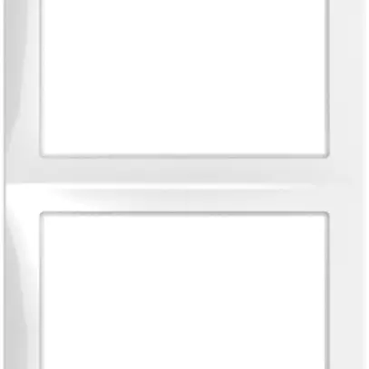 Placca frontale AP SIDUS 145×75mm bianco lucido 