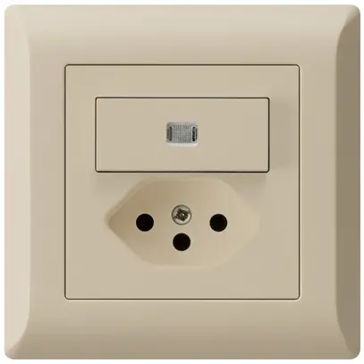 Combinazione luminosa INC A-R/1P+T13 kallysto.line beige 