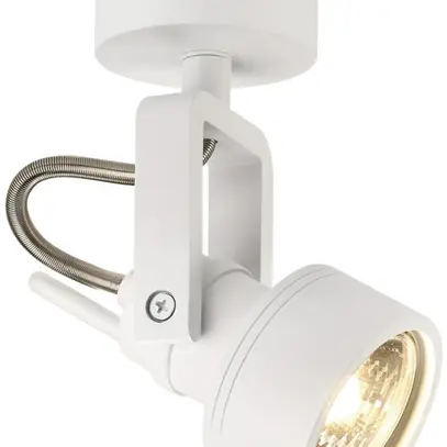 Plafoniera/lpda a muro SLV INDA, GU10 50W IP20 bianco opaco 