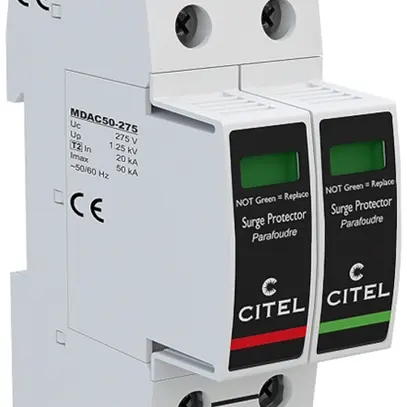 Parasurtension  Citel DAC50S-11-275, type 2, 2 pôles 