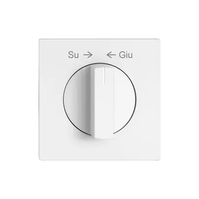 Kit di montaggio EDIZIO.liv SNAPFIX® p.pulsante girevole manop.Su → ← Giù bi 